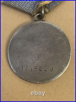Russian Medal for Battle Merit 1944 WW2 Award