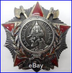 Russian Soviet Ww2 Order Hero Ussr Nevsky Medal Colonel 1944