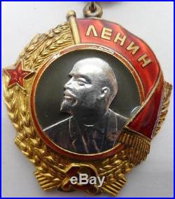 Russian Ww2 Order Lenin Gold Platinum War Japan Medal