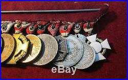 Superb Ww1 Period Group Of Austrian Medals. 11 Medals Mounted As Worn