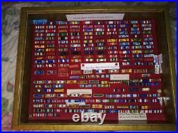 Sale of 127 US Miniature Medals 326 Ribbons 112 Lapel Pins Total Items 565 ccc