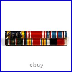 Scarce Ww2 German Made Lucite Plastic Medal Ribbon Bar Usaaf Aaf Army Air Forces