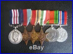 Scarce Ww2 Military Medal MM Group Counter Insurgency Elas