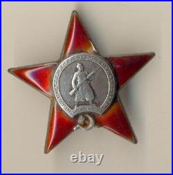 Soviet Medal Order Banner badge the Red Star Medic 65 wounded (#2270)