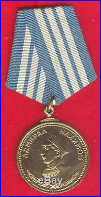 Soviet Russia WW2 Nachimov Medal to Diver