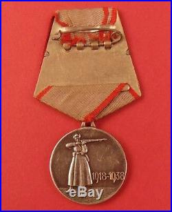 Soviet Russian RKKA 20 Anniversary Medal Red Army 1938 Award pre WW2 ORIGINAL A+