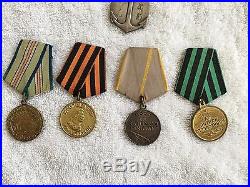 Soviet Ushakov Medal Group World War II