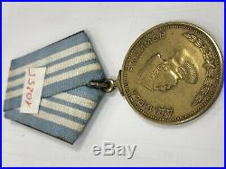 Soviet Ussr Russian Battle Medal Admiral Nakhimov Rr Number 10255 Ww2 1944
