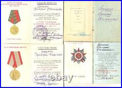 Soviet star Banner order badge red Soviet Baltic Ferdinand Document (#1974)