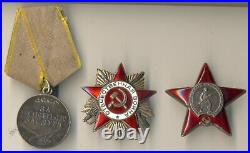 Soviet star Banner order badge red Soviet Baltic Ferdinand Document (#1974)