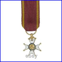 Spain Belle Medal Miniature IN Gold from Top Of Order Saint Ferdinand