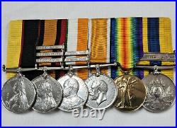 Sudan Pow Boer War Ww1 Medals 4024 Edward Hall Northumberland Fusiliers Army