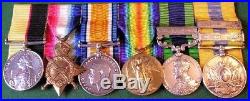 Sudan & Ww1 Medal Group With Igs Nwf 1919, Lincoln Regiment & Indian Army Officer