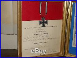 Super Rare Set Of 4 Same Named Certificates & Medals Ww 1 & 2 Great Collection