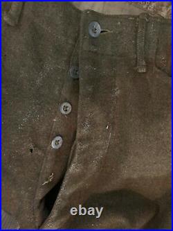 TX Estate WW1 Doughboy Army Helmet Uniform Ordnance Patches Tunic Pants MO Medal
