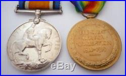 Territorial Force War Medal Ww1 British War And Victory Medal Group Of 3 Ra