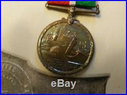 UNIQUE WW1 CPR Merchant Marine Medals, Ephemera & Certificate Of Gratitude