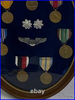 USAF Officers Navigator Wings & Medals WWII 8th Air Force Bombardier Estate