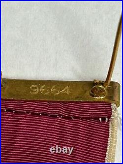 USA Legion Of Merit Officer Very Old Issue 1st Type In Silver Gilt