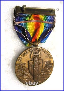 USA ww1 VICTORY MEDAL WITH DESTROYER BAR, US NAVY Operation