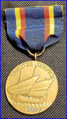 USMC Marine Corps pre-WW2 Yangtze china campaign medal numbered vintage rare