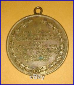 USS Maine made from Medal Charm Spanish-American War Souvenir Relic WWI WW2