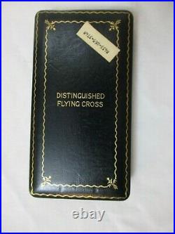 US Air Corps WWII Distinguished Flying Cross Medal Original Box DFC