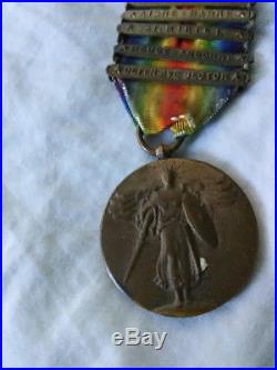 US Army WW1 service Medals lot of 9 pieces from 3rd infantry division