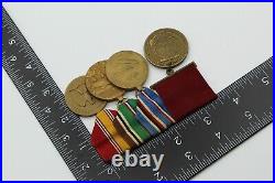US Navy 4 Place Medal Bar WW2-Korea. YMU4678