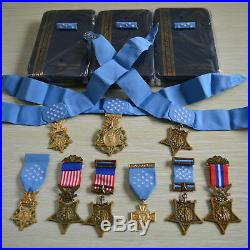 US ORDER WW12 ARMY NAVY AIR FORCE OF MEDAL HONOR FULL SET, RARE, Selten