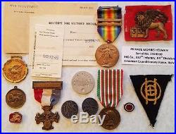 US Victory Medal Vittorio Veneto WW1 Lot