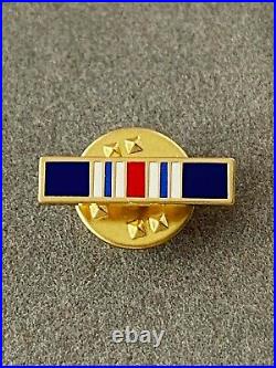 U. S. Coast Guard Cross Order Medal with Ribbon Bar Lapel Pin Presentation Box
