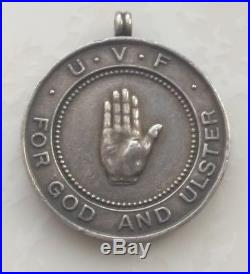 Ulster volunteer force uvf ww1 irish tyrone silver medal