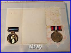 United Kingdom General service Medal Palestine & Medal George VI 1939-45