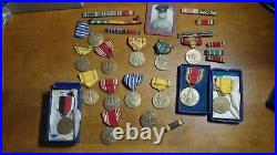 United states army aircorps ww11 u s navyn medal collection charles catania