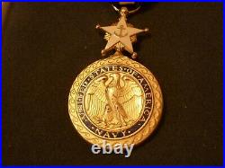 Us Navy Post War Distinguished Service Medal In Box Of Issue