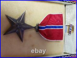 Us Wwii Bronze Star Medal And Lapel Pin