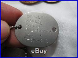 Usn Ww2 Grouping Named Medals Dog Tag Etc Have A Look M1324