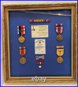 VINTAGE 1945 WW II Medal Set