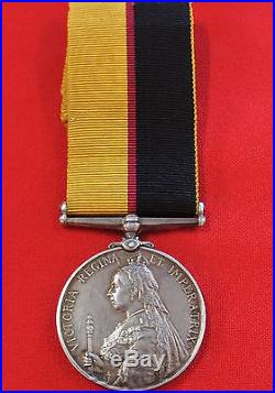 Vintage Pre Ww1 British 1896-1897 Queen's Sudan Campaign Medal
