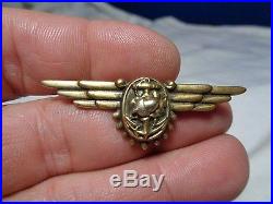 Vintage Ww II Military Pin Medal #13 Us Navy Usn Pilot Wing