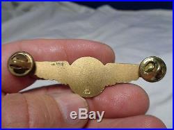 Vintage Ww II Military Pin Medal #19 Us Navy Usn Pilot Wing