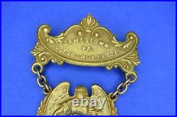 Very Rare 3rd US Army Division The OLD GUARD 1907 Jamestown Exposition Medal