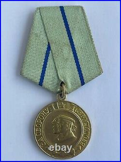 Very Rare Soviet Medal For Defence Of Sevastopol Genuine WW2 Red Army Award