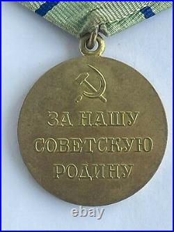 Very Rare Soviet Medal For Defence Of Sevastopol Genuine WW2 Red Army Award