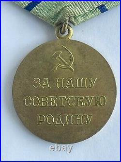 Very Rare Soviet Medal For Defence Of Sevastopol Original WW2 Red Army Award