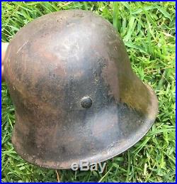 Vet Bringback WW2 German M42 Camouflage Helmet M35 M40 Flag Medal Iron Cross