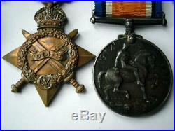 Victoria South Africa QSA Boer war & WW1 trio medals Baldwin Hants Rg Winchester
