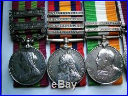 Victorian India QSA KSA LSGC MSM WW1 Afghan medal Captain Kemp Sussex Rgt + S&T
