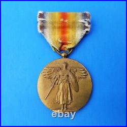 Vintage 1919 WWI Victory Medal For Service In The Great War For Civilization